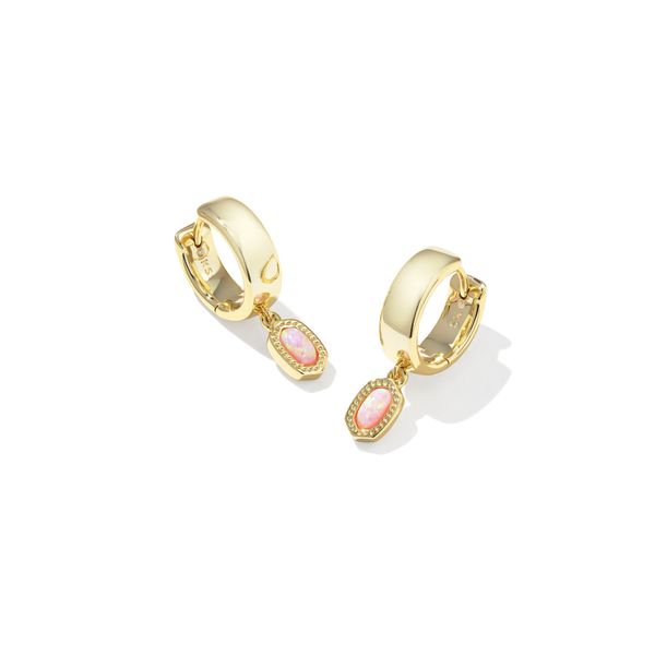 Kendra Scott Gold Plated Sterling Silver Huggie Earrings Meigs Jewelry Tahlequah, OK