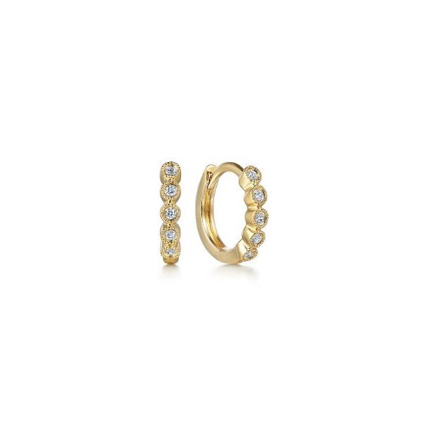 14K Yellow Gold Huggie Earrings Meigs Jewelry Tahlequah, OK