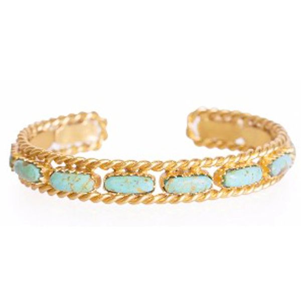 Gold Plated Sterling Silver Bangle Bracelet Meigs Jewelry Tahlequah, OK