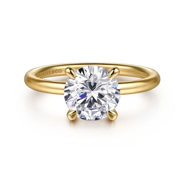 14K Yellow Gold Solitaire Ring Meigs Jewelry Tahlequah, OK