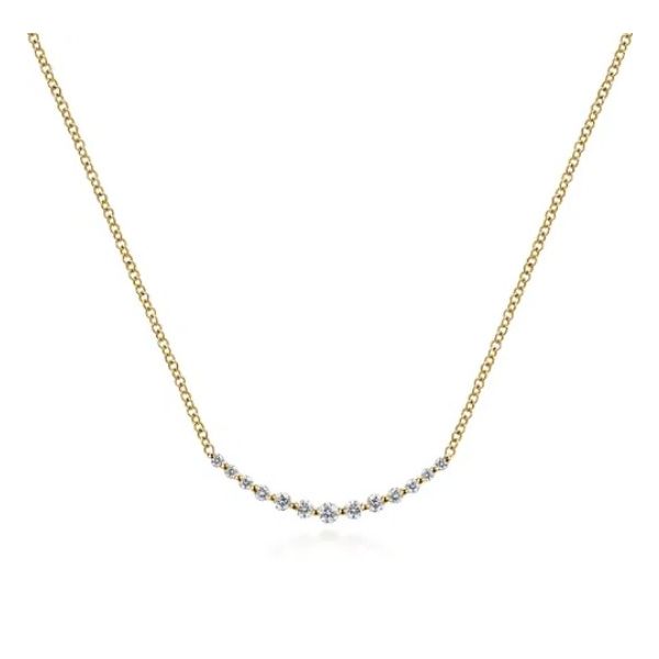 14K Yellow Gold Bar Necklace Meigs Jewelry Tahlequah, OK