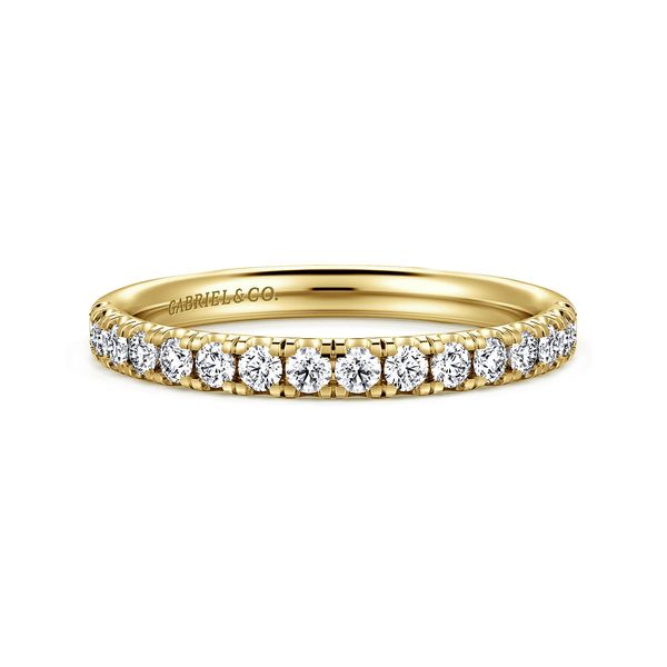 14K Yellow Gold Anniversary Band Ring Meigs Jewelry Tahlequah, OK