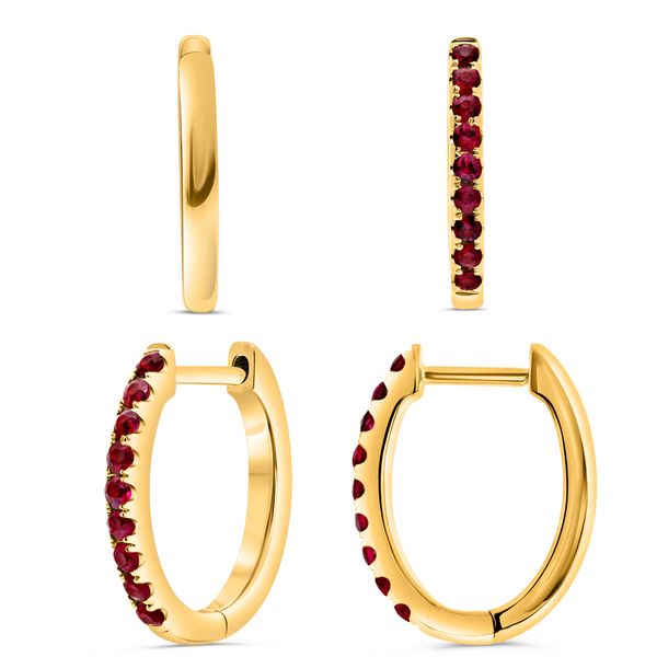 14K Yellow Gold Huggie Earrings Meigs Jewelry Tahlequah, OK