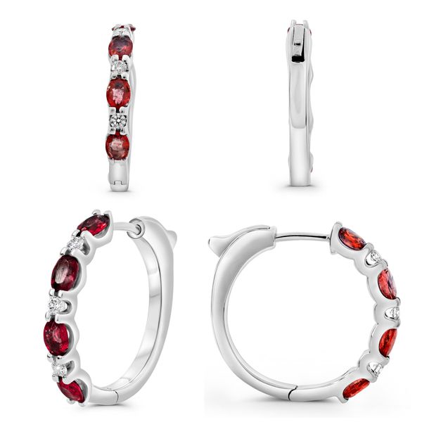 14K White Gold Hoop Earrings Meigs Jewelry Tahlequah, OK