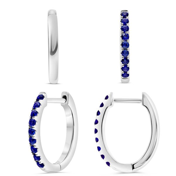 14K White Gold Hoop Earrings Meigs Jewelry Tahlequah, OK