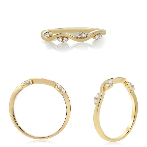 14K Yellow Gold Anniversary Band Ring Meigs Jewelry Tahlequah, OK