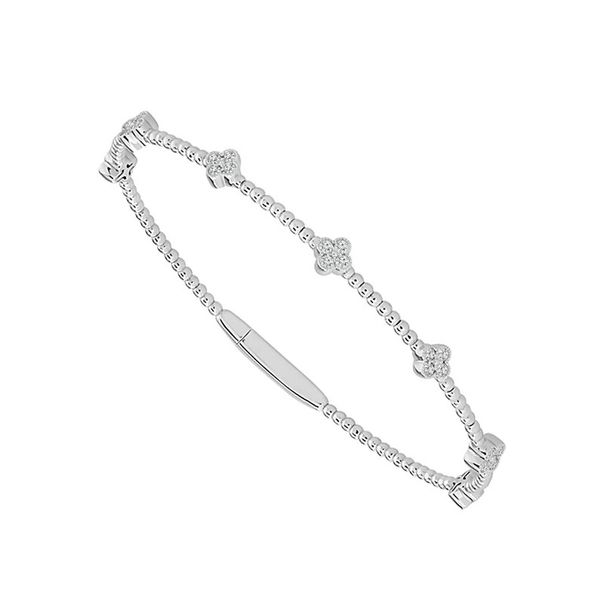 14K White Gold Bangle Bracelet Meigs Jewelry Tahlequah, OK