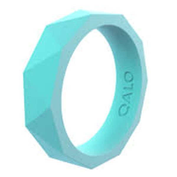 WOMENS TURQ PRISM SILICONE BAND SZ8 Meigs Jewelry Tahlequah, OK