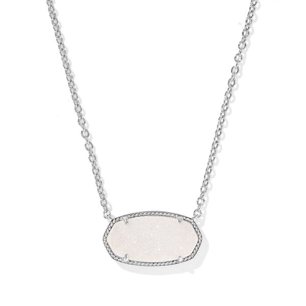 RHOD IRID DRUSY ELISA STMNT PNDT NECKLACE Meigs Jewelry Tahlequah, OK