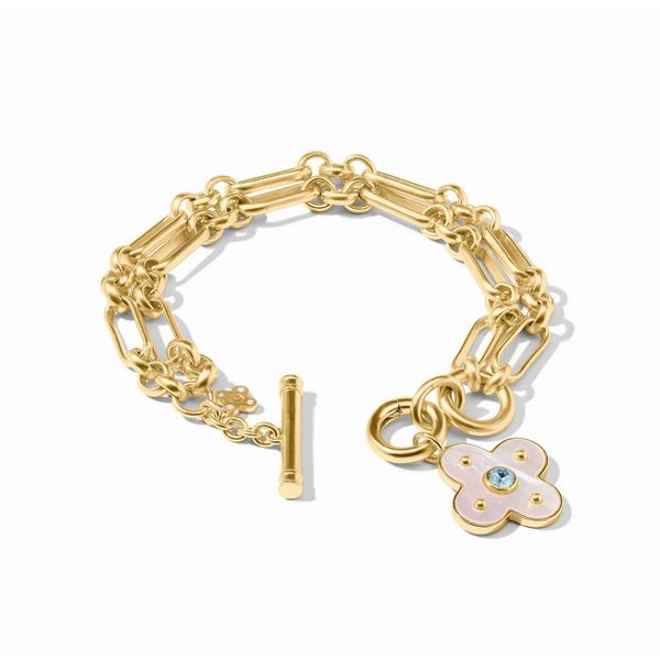 24KGP CHAMPAGNE COLETTE LINK BRACELET Meigs Jewelry Tahlequah, OK
