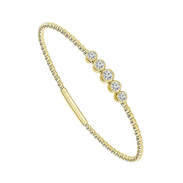 14K Yellow Gold Bangle Bracelet Meigs Jewelry Tahlequah, OK
