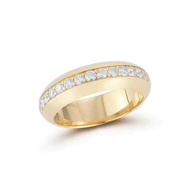 14KY 1.05CTW ONE ROW DIA ETERNITY RING SZ6.5 Meigs Jewelry Tahlequah, OK