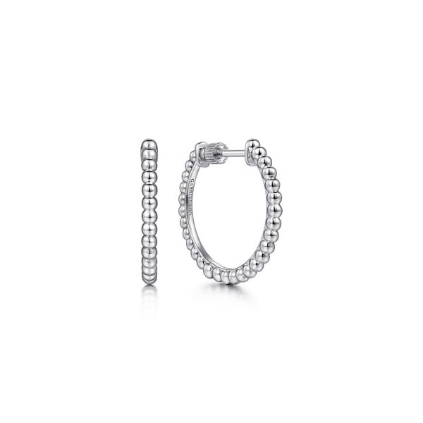 Sterling Silver 20mm Classic Hoop Bujukan Earrings Meigs Jewelry Tahlequah, OK