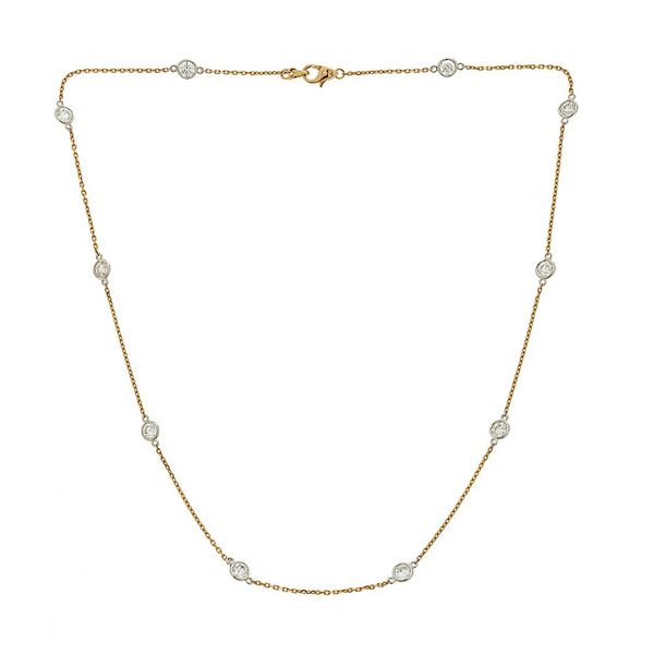 14KTT 18" 1.0CTW DBY NECKLACE Meigs Jewelry Tahlequah, OK