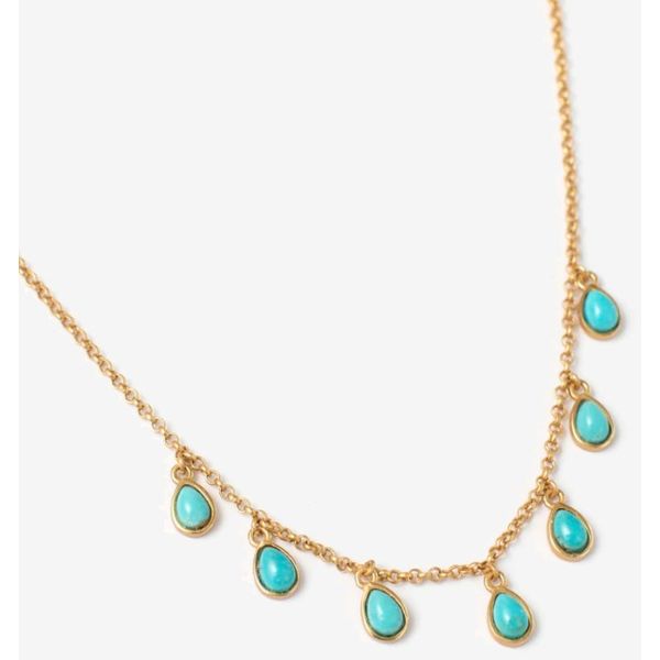RISE & SHINE COLLAR NECKLACE - TURQUOISE Meigs Jewelry Tahlequah, OK