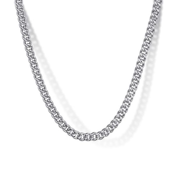 Sterling Silver 22" 3mm Men's Solid Link Chain Necklace Meigs Jewelry Tahlequah, OK