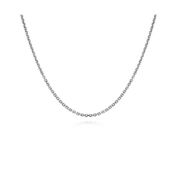 Gabriel & Co. Sterling Silver Mens Link Chain Necklace Meigs Jewelry Tahlequah, OK