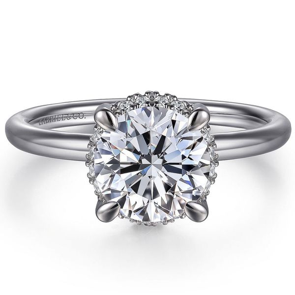 14KW .08CT HALO/1.58CTW ROUND TILT DIA HALO ENG RING SZ6.5 

SERIAL# S1870213 Meigs Jewelry Tahlequah, OK