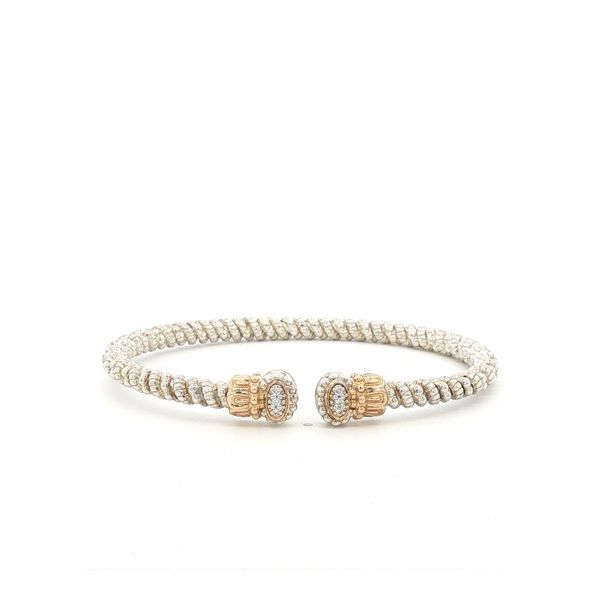 SS/14KY 3MM .05DTW OP OV ENDS BRACELET Meigs Jewelry Tahlequah, OK