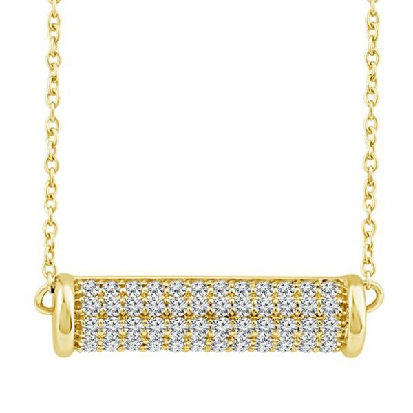 Yellow Gold Diamond Necklace Meigs Jewelry Tahlequah, OK
