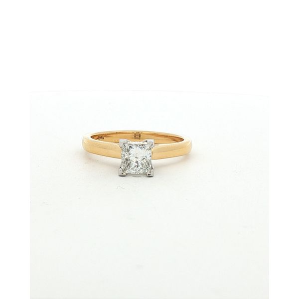 18KTT .86CT PC POL SHANK DIA SOLITAIRE SZ7 Meigs Jewelry Tahlequah, OK