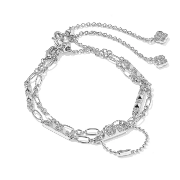 RHOD FATE SET OF 2 DLCT WHITE CZ BRACELET Meigs Jewelry Tahlequah, OK