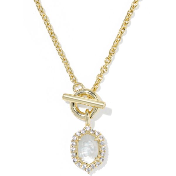 YGP DAPHNE CRSTL FRM IVORY MOP TOGGLE NECKLACE Meigs Jewelry Tahlequah, OK