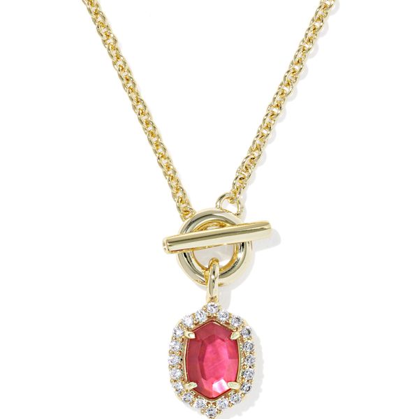 YGP DAPHNE CRSTL FRM DARK PINK ILLUSION TOGGLE NECKLACE Meigs Jewelry Tahlequah, OK