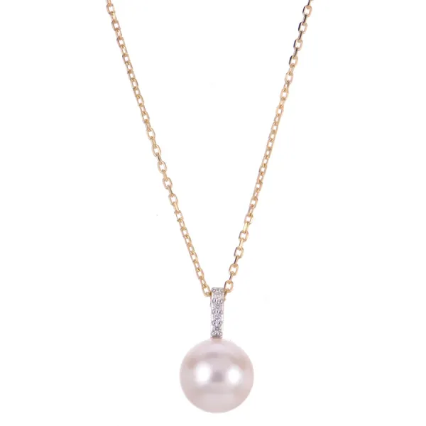 14K TT Gold Akoya Pearl Necklace Meigs Jewelry Tahlequah, OK
