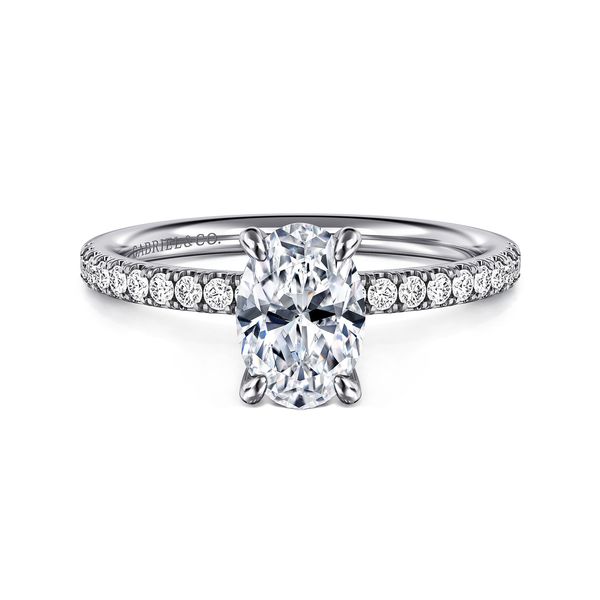 14kw .20ctw Oval Diamond Solitaire Semi Mount Meigs Jewelry Tahlequah, OK