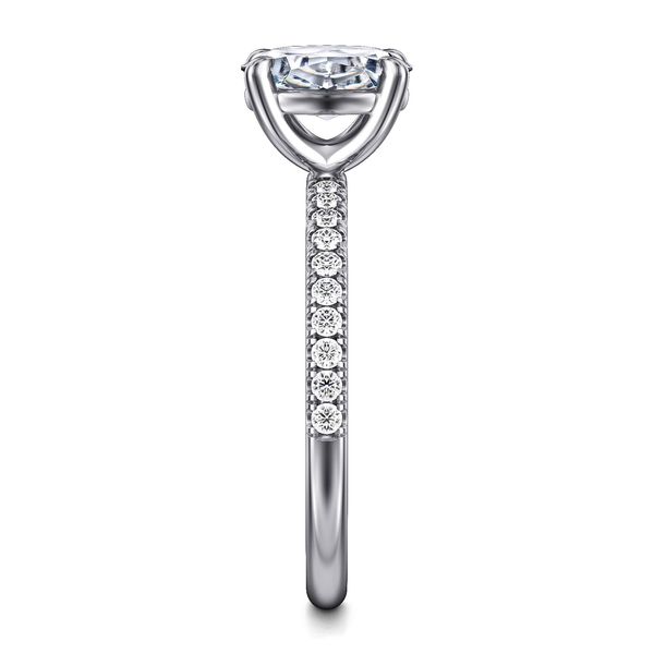 14kw .20ctw Oval Diamond Solitaire Semi Mount Image 4 Meigs Jewelry Tahlequah, OK