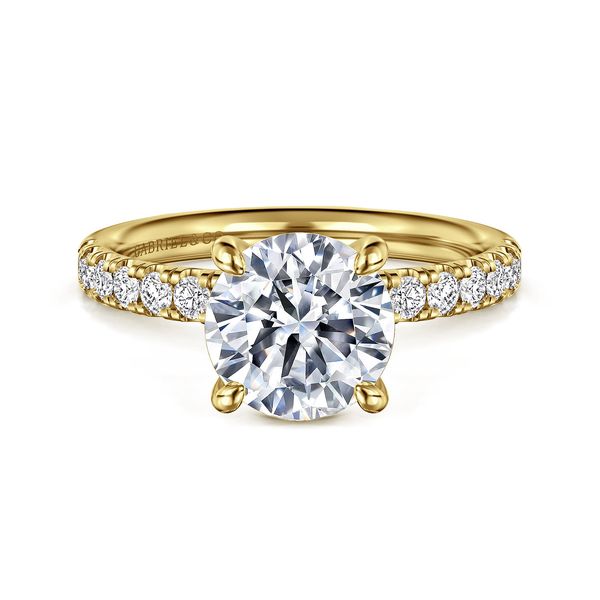 14KY .34ctw Round Diamond Solitaire Semi Mount Meigs Jewelry Tahlequah, OK