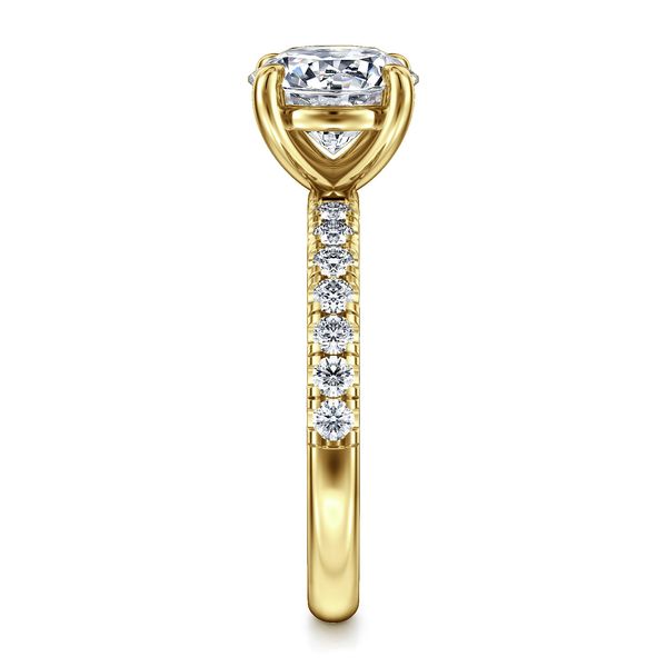 14KY .34ctw Round Diamond Solitaire Semi Mount Image 4 Meigs Jewelry Tahlequah, OK