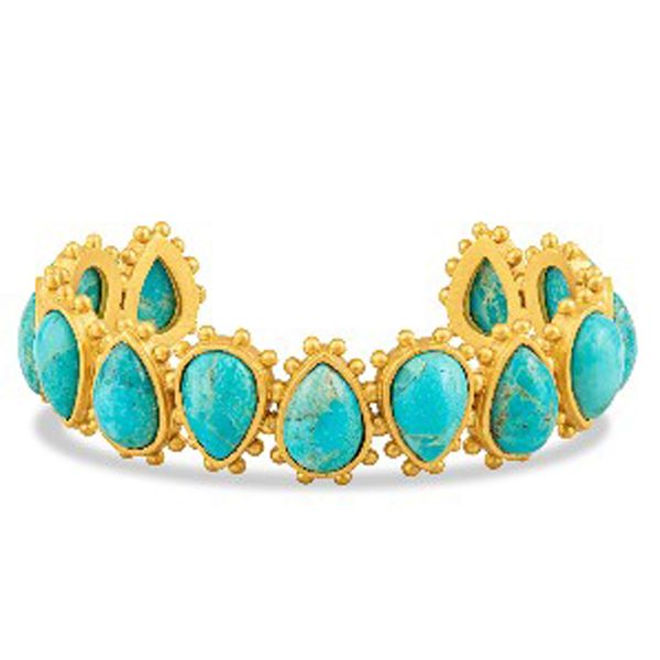 TURQUOISE STARBURST CUFF Meigs Jewelry Tahlequah, OK