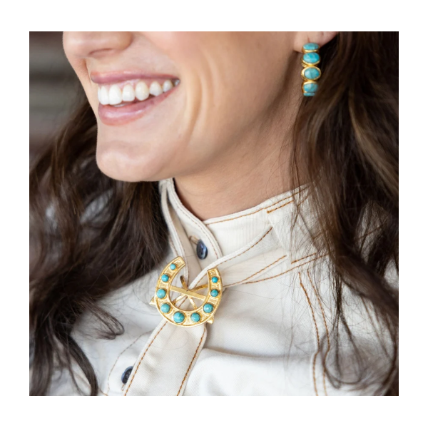 Just My Luck Turquoise Scarf Ring Image 2 Meigs Jewelry Tahlequah, OK