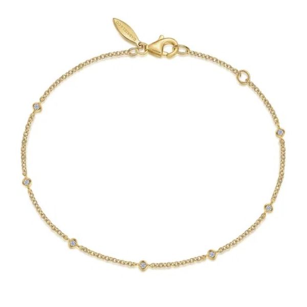 14KY .08CTW DIA CHAIN BRACELET

SERIAL #S2303914 Meigs Jewelry Tahlequah, OK
