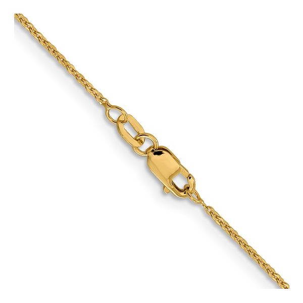14KY 1.1MM FLAT CABLE LESLIE'S CHAIN Image 2 Meigs Jewelry Tahlequah, OK