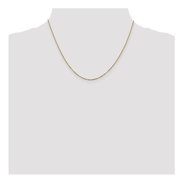 14KY 1.1MM FLAT CABLE LESLIE'S CHAIN Image 3 Meigs Jewelry Tahlequah, OK