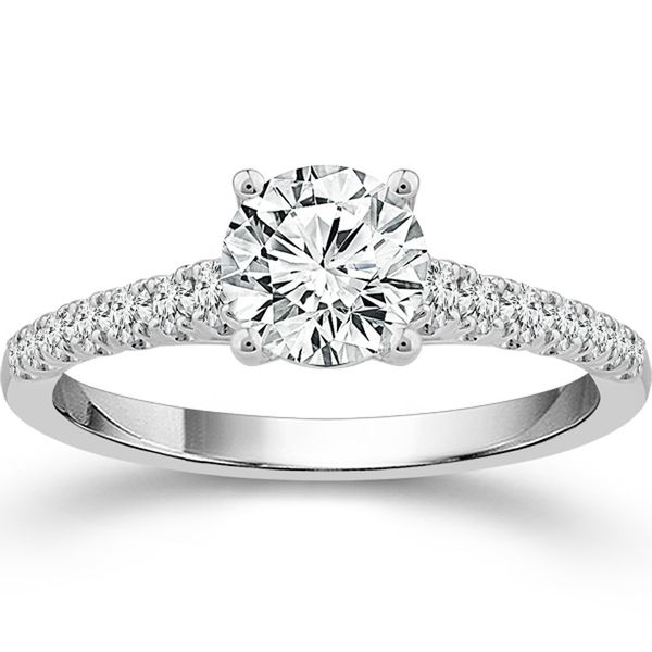 Round Lab Diamond Engagement Ring Meigs Jewelry Tahlequah, OK