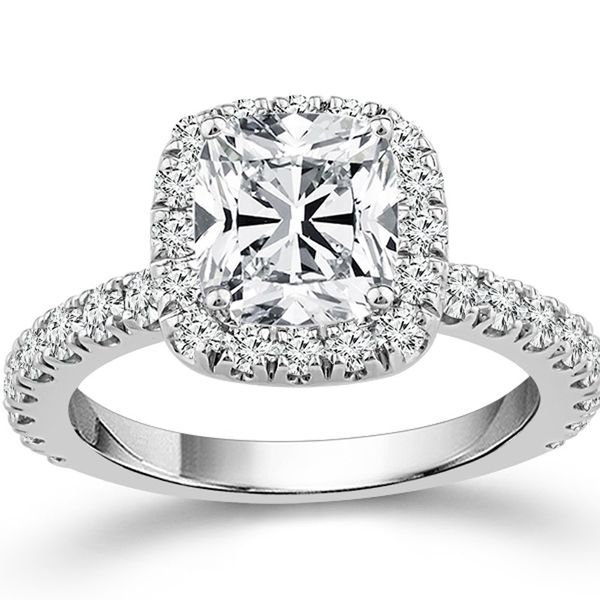 Cushion Cut Lab Diamond Engagement Ring Meigs Jewelry Tahlequah, OK