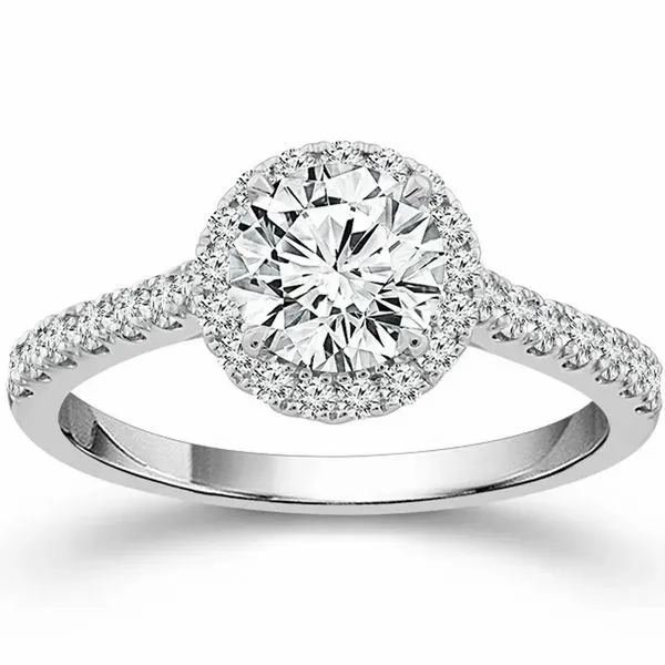 Round Lab Diamond Engagement Ring Meigs Jewelry Tahlequah, OK