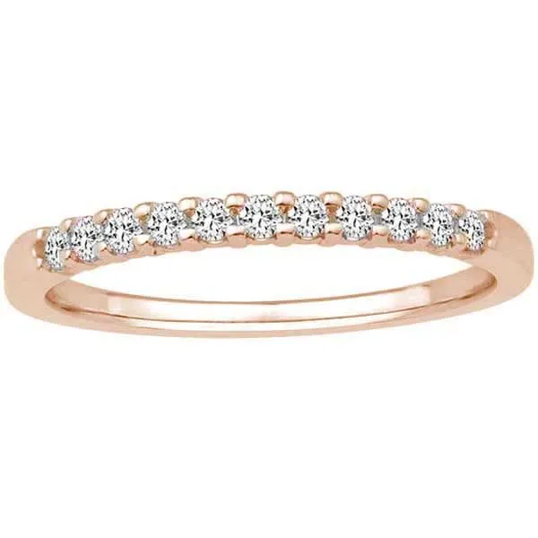 1/5ctw Rose Gold Diamond Wedding Band Meigs Jewelry Tahlequah, OK