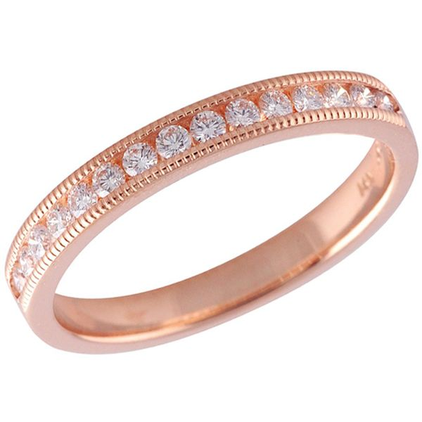 1/4CT Rose Gold Wedding Band Meigs Jewelry Tahlequah, OK