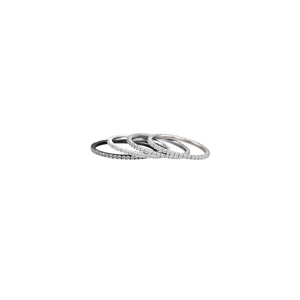 Black Diamond Eternity Band Image 2 Meigs Jewelry Tahlequah, OK