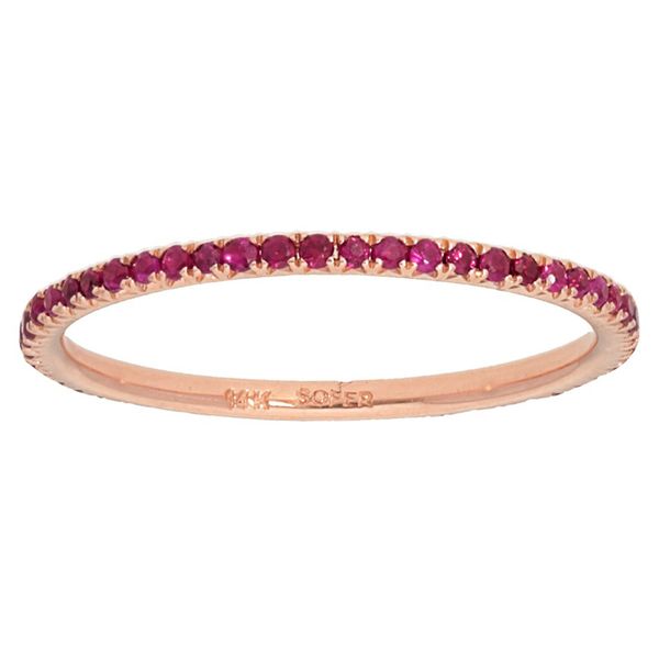 Ruby Rose Gold Band Meigs Jewelry Tahlequah, OK