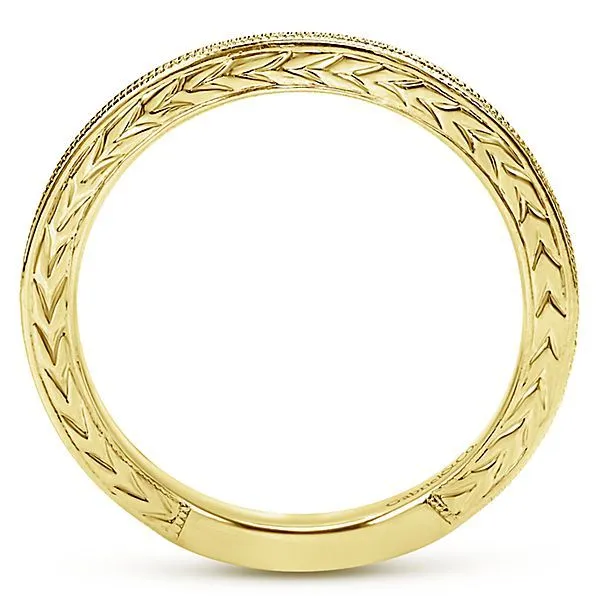 14 Karat Yellow Gold Band Image 2 Meigs Jewelry Tahlequah, OK