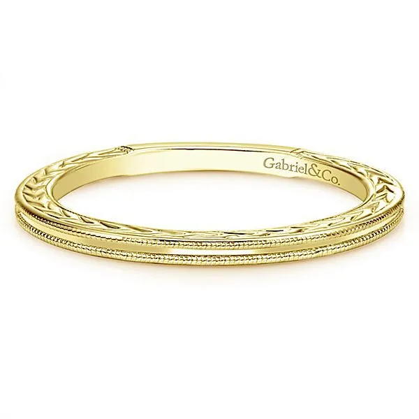 14 Karat Yellow Gold Band Meigs Jewelry Tahlequah, OK