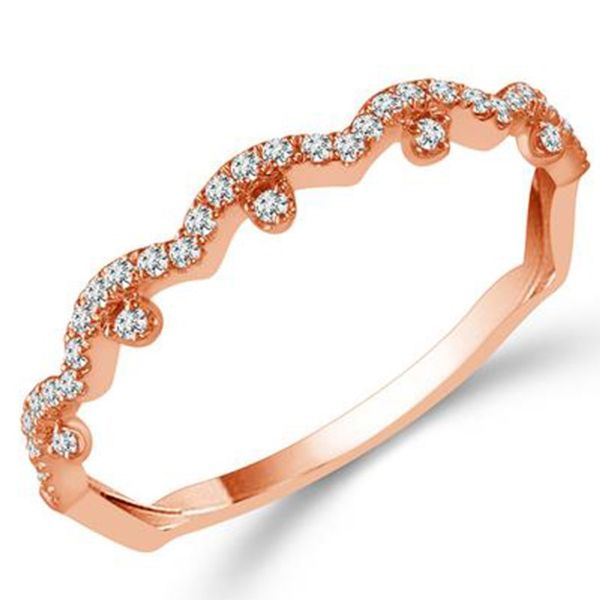 Rose Gold Diamond Band Meigs Jewelry Tahlequah, OK