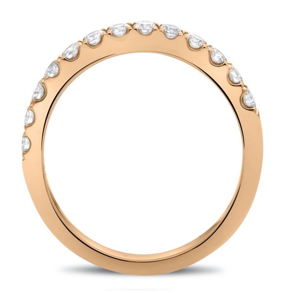14 Karat Rose Gold Diamond Band Image 2 Meigs Jewelry Tahlequah, OK