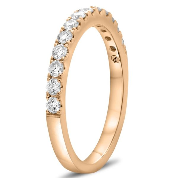 14 Karat Rose Gold Diamond Band Image 3 Meigs Jewelry Tahlequah, OK